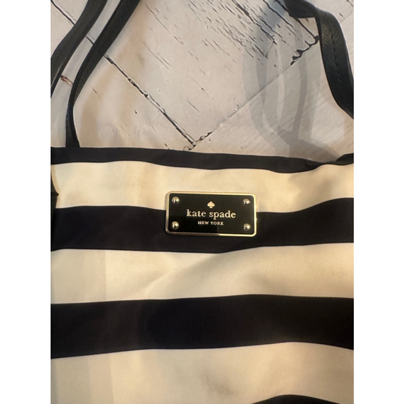 Women's Kate Spade Tote Bag One Size Black & White - Picture 3 of 13